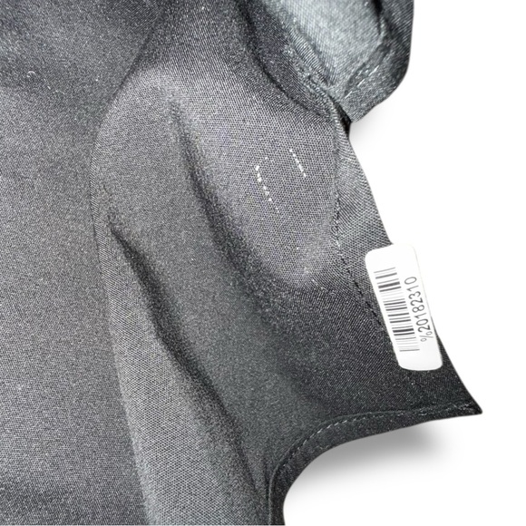 FOXCROFT Taylor Non-Iron Sleeveless Collar Button Down Shirt - Black 16 - Picture 11 of 16